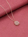 Two way magnetic zircon sterling silver chain