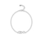 Sterling silver infinity heart bracelet