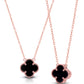 Black onyx sterling silver pendant chain