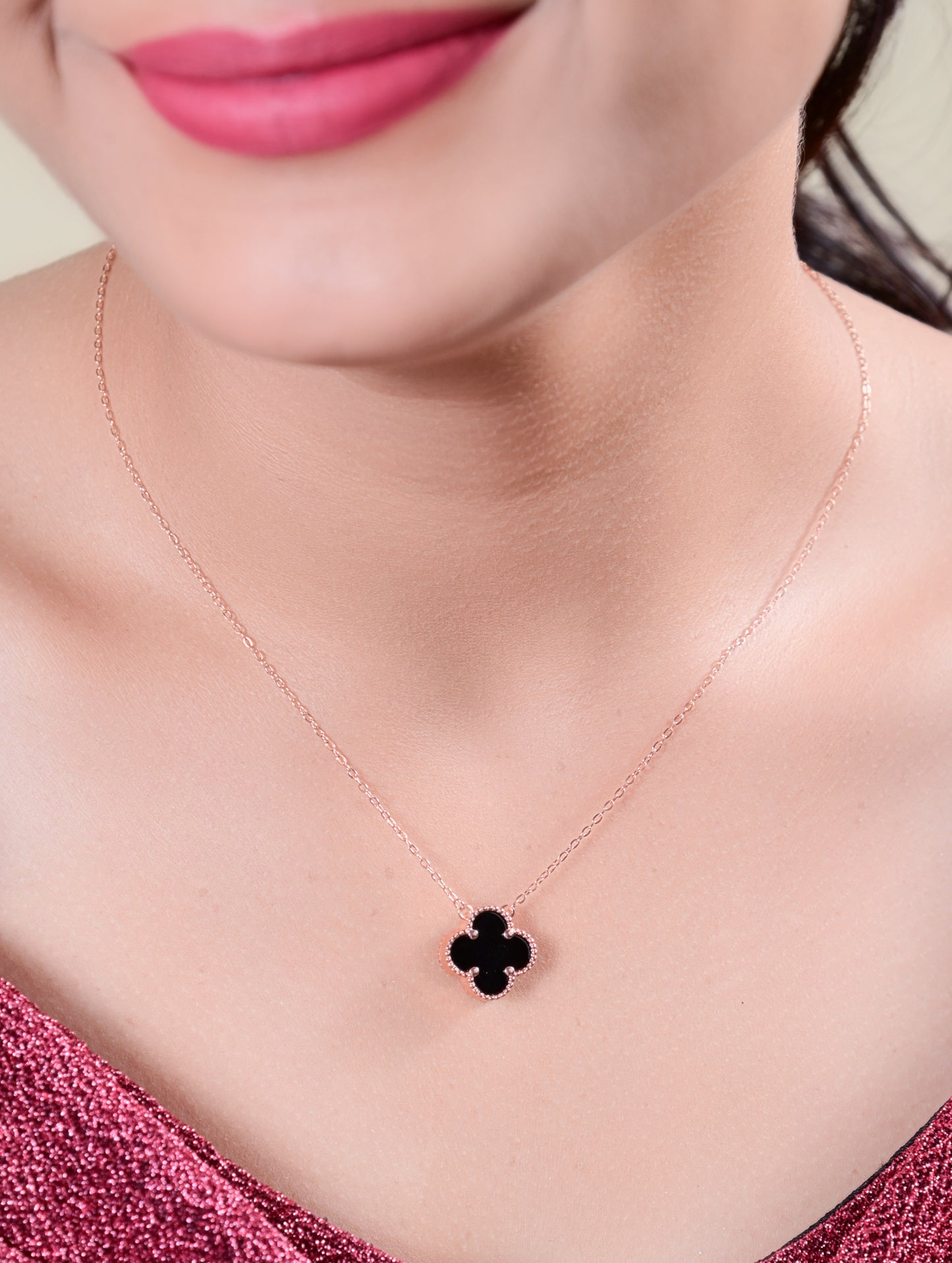 Black onyx sterling silver pendant chain