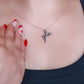 Celestial angel sterling silver chain