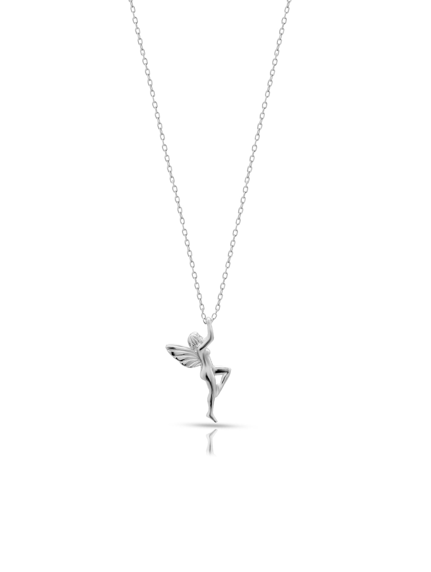 Celestial angel sterling silver chain