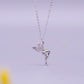 Celestial angel sterling silver chain