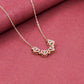 Two way magnetic zircon sterling silver chain