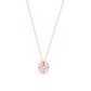 Two way magnetic zircon sterling silver chain