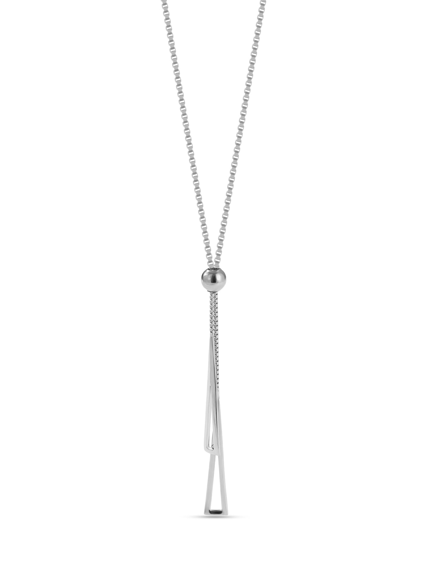 Adjustable sterling silver chain