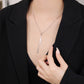 Adjustable sterling silver chain