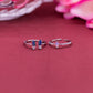 Detachable butterfly wing sterling silver ring