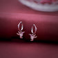 Bird drop sterling silver Bali earrings