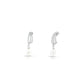 Pearl drop sterling silver earrings